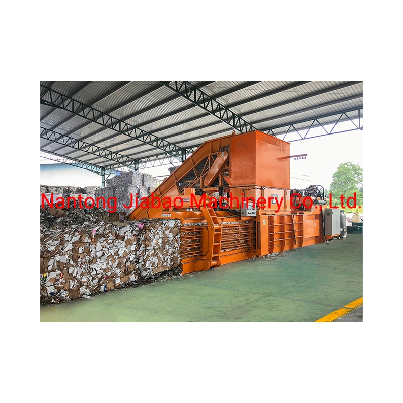 China Premium Baler Supplier Full Automatic Hydraulic Press Waste Paper Baler Machine Factory Price Packing Machine Pet Bottles/Carton/Corrugated Box/Occ Press