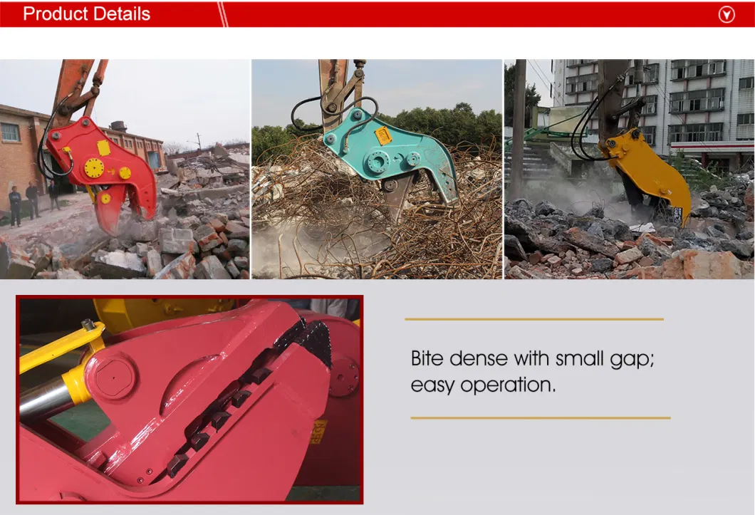 Excavator Tree Cutting Machine Log Cutter Wood Shear Mechanical Shear Stump Shear for Cat Excavator