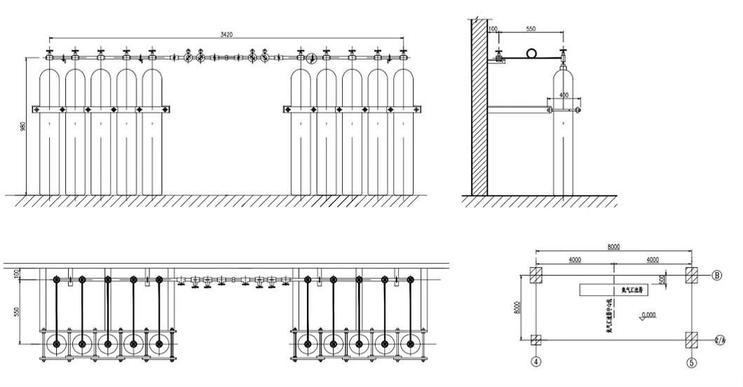 Cutting-Edge Medical Gas Distribution System with Automatic Manifold Set