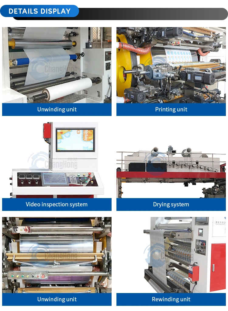 High Speed 4 Color Central Drum Ci Plastic Flexographic Printing Machine Manufacturers