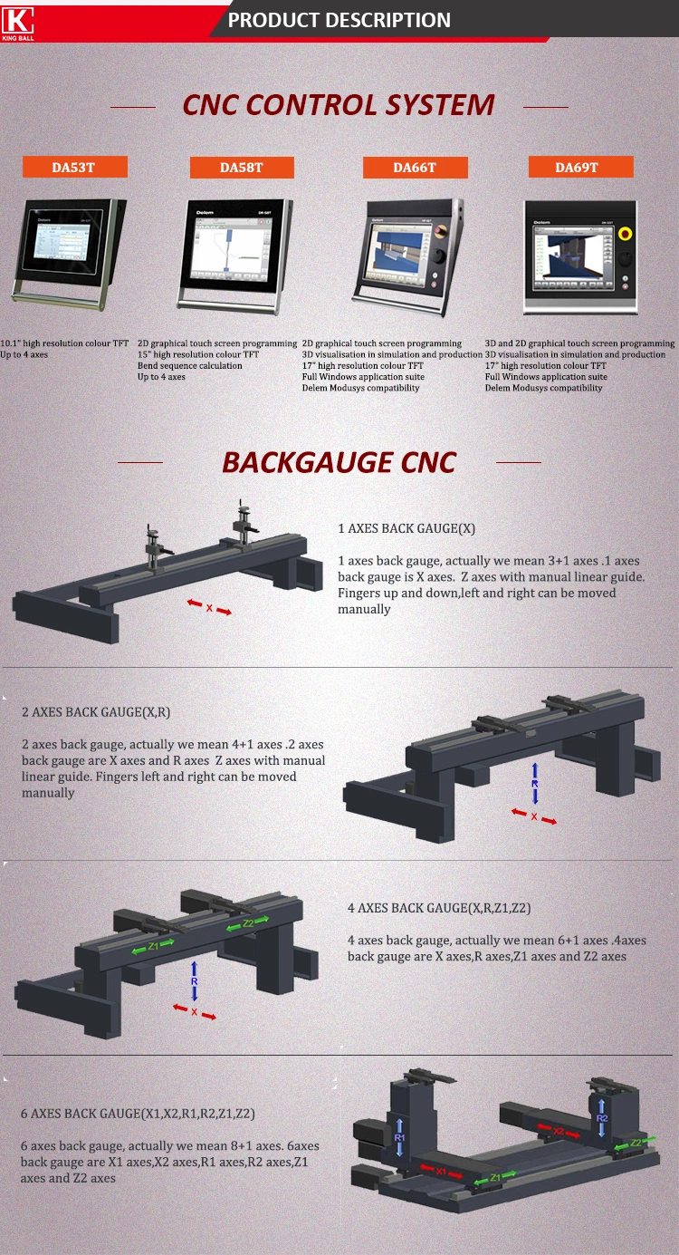 Press Delem 110t 3200mm 4+1axis CNC Hydraulic Price