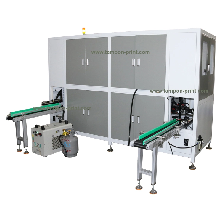 Automatic 2 Colors UV Bottle Screen Printing Machine with CE