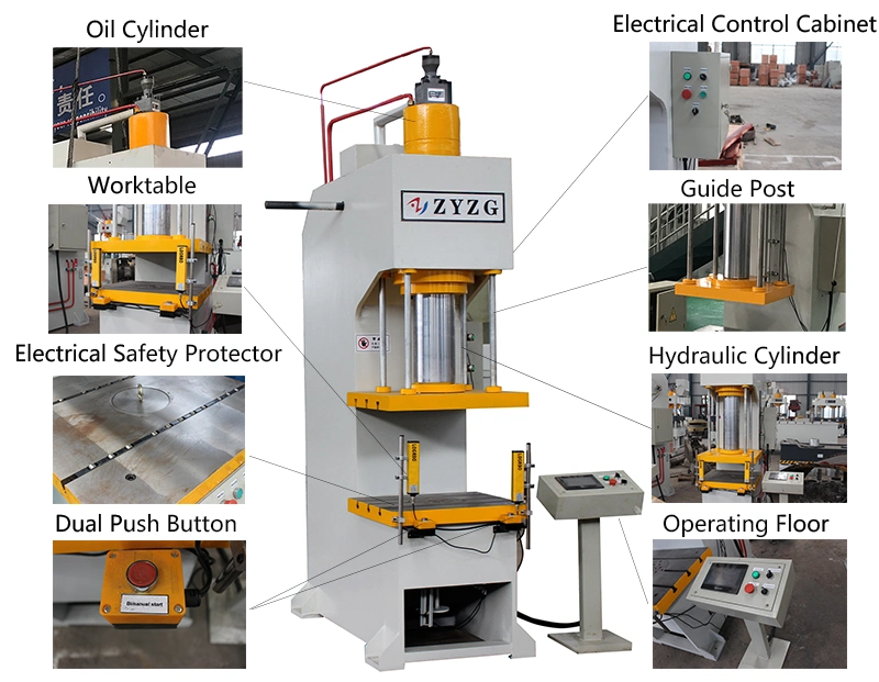 100 Ton C Frame Hydraulic Punching Straightening Press for Sale