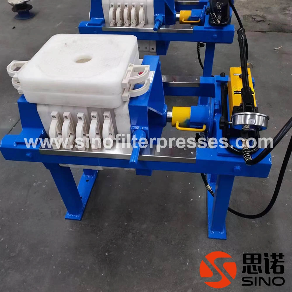 30m2 Hydraulic Chamber Manual Discharging PP Filter Press for Cosmetic Price