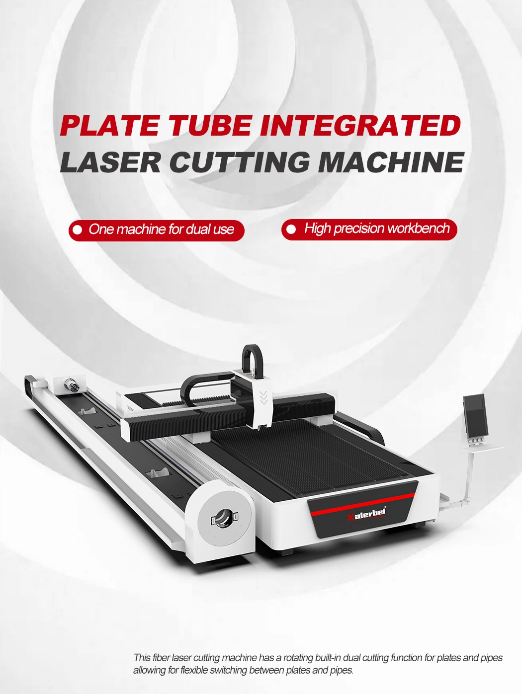 3015 Fiber Laser Cutting Metal Sheet Plate Tube Pipe 2 in 1 Machine Price