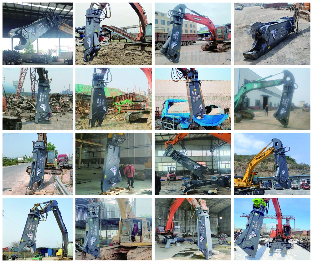 4-50 Ton Excavator Mounted Hydraulic Demolition Excavator Shears for Sale