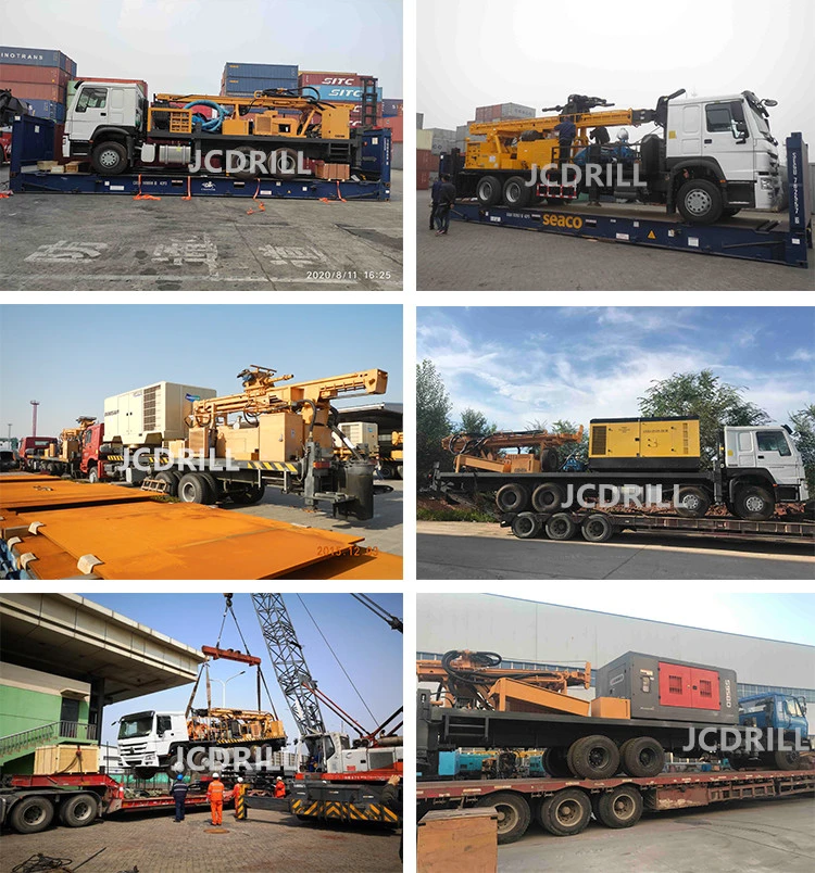 (CSD300) 300m Depth Borehole Drill Rig Hydraulic Rotary DTH Water Well Drilling Truck Mounted Oil Drilling Equipment Machine