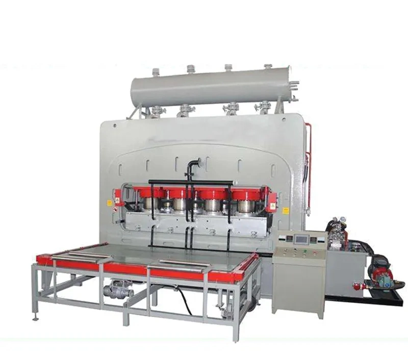 Short Cycle Melamine Laminating Hot Press Machine Production Factory/Double Side Hydraulic Laminating Hot Press