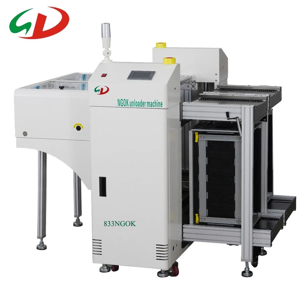 Factory Wholesale High Efficient SMT Ng/Ok PCB Unloade Dual PCB Magazineng/Ok PCB Unloader