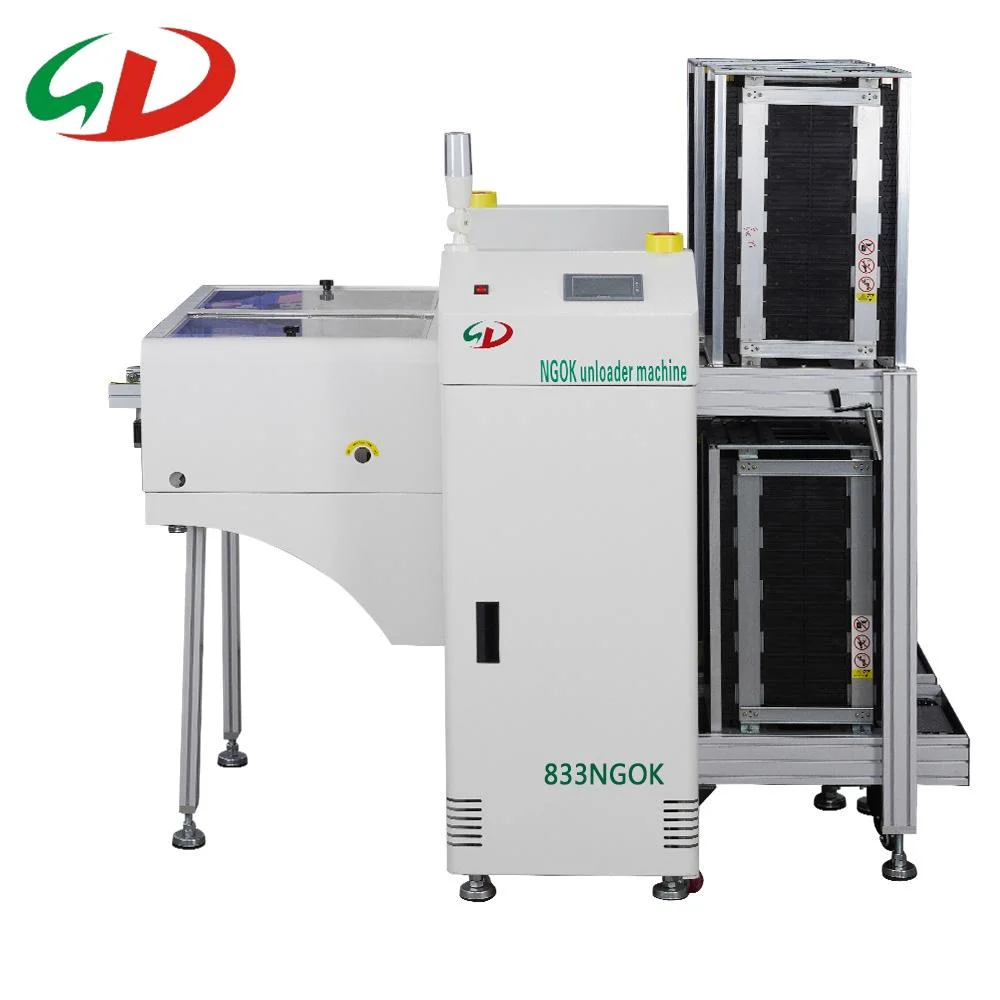 Factory Wholesale High Efficient SMT Ng/Ok PCB Unloade Dual PCB Magazineng/Ok PCB Unloader