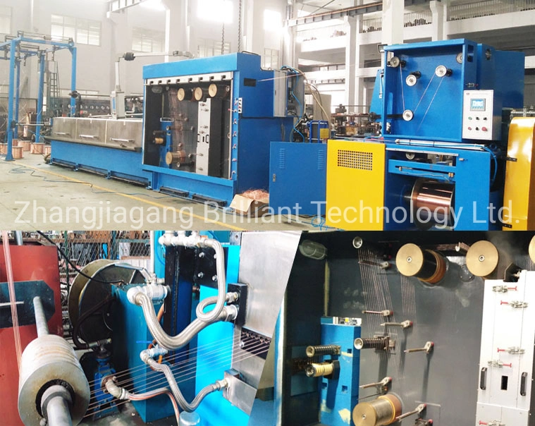 16 Fine Wire Drawing Multi Copper Wire Drawing Machine with Continuous Annealing