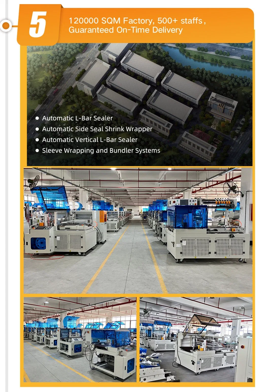 Automatic L Bar Sealer Heat Shrink Wrap Sealing Machine Vegetable L-Sealer Machine