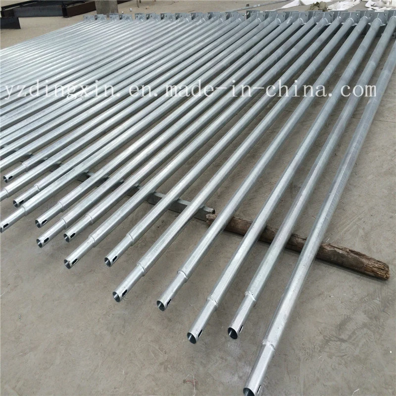 Street Lighting Galvanized Poles Q235 Q345 Q355