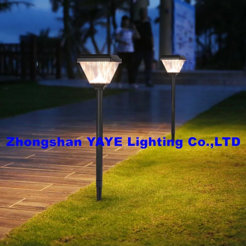 Yaye 2023 Hottest Sell Outdoor CE/RoHS IP66 Waterproof LED Bollards Aluminum Solar LED Pathway Light Modern Style Solar Garden Lawn Landscape Light CE/RoHS