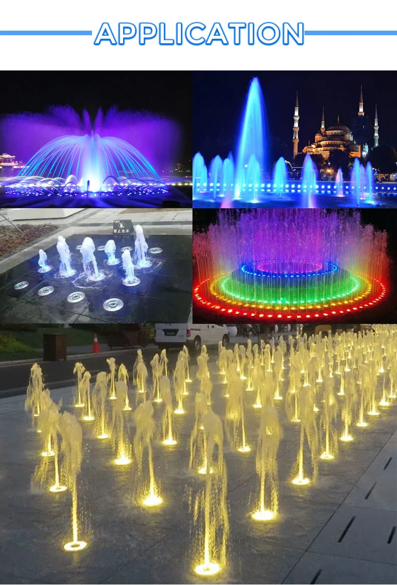 RGBW Underwater Lighting 27W LED Swimming Pool Ss 304 Fountain Jet Light