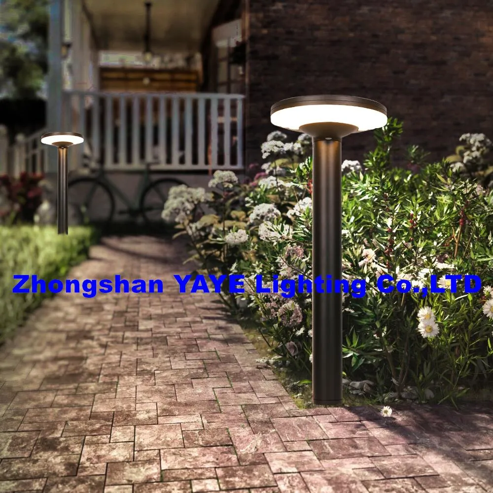 Yaye 2023 Hottest Sell Outdoor CE/RoHS IP66 Waterproof LED Bollards Aluminum Solar LED Pathway Light Modern Style Solar Garden Lawn Landscape Light CE/RoHS