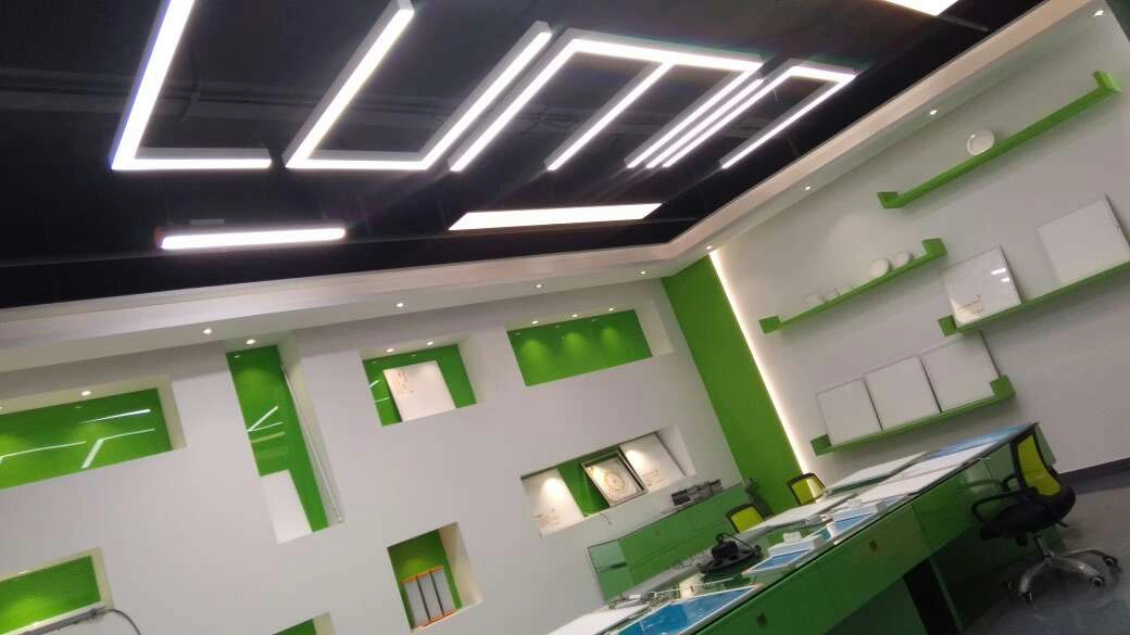 Lumin New LED Linear Pendant Light Fixtures for Office Lighting