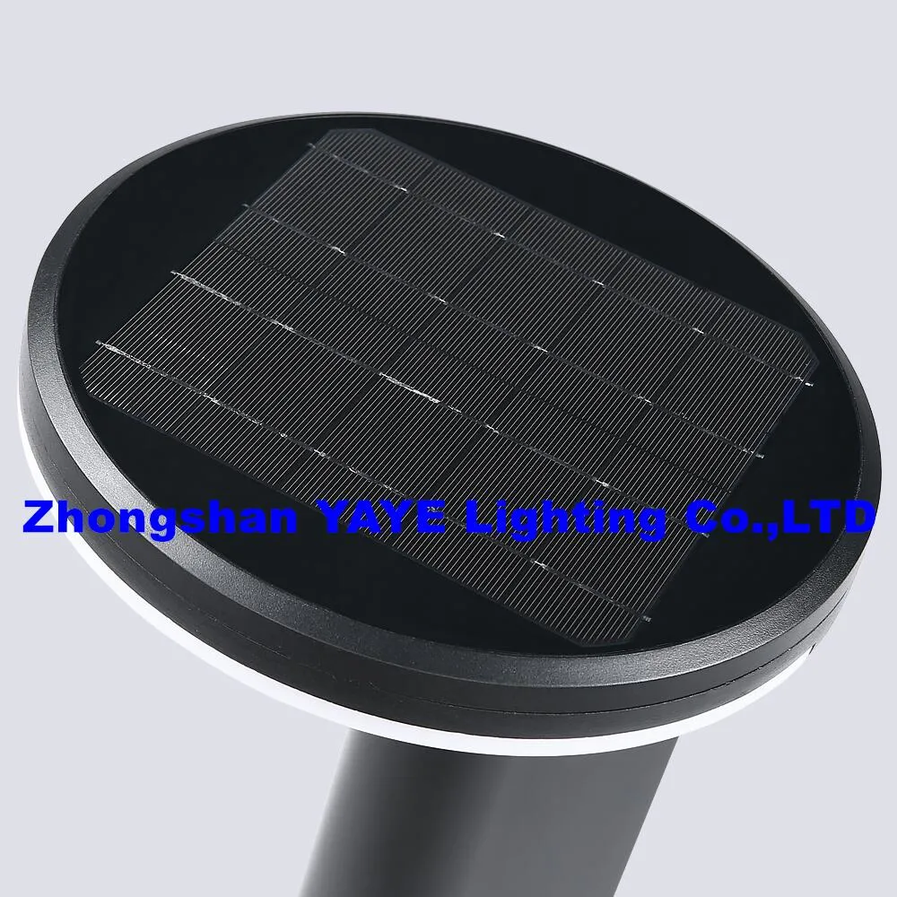 Yaye 2023 Hottest Sell Outdoor CE/RoHS IP66 Waterproof LED Bollards Aluminum Solar LED Pathway Light Modern Style Solar Garden Lawn Landscape Light CE/RoHS