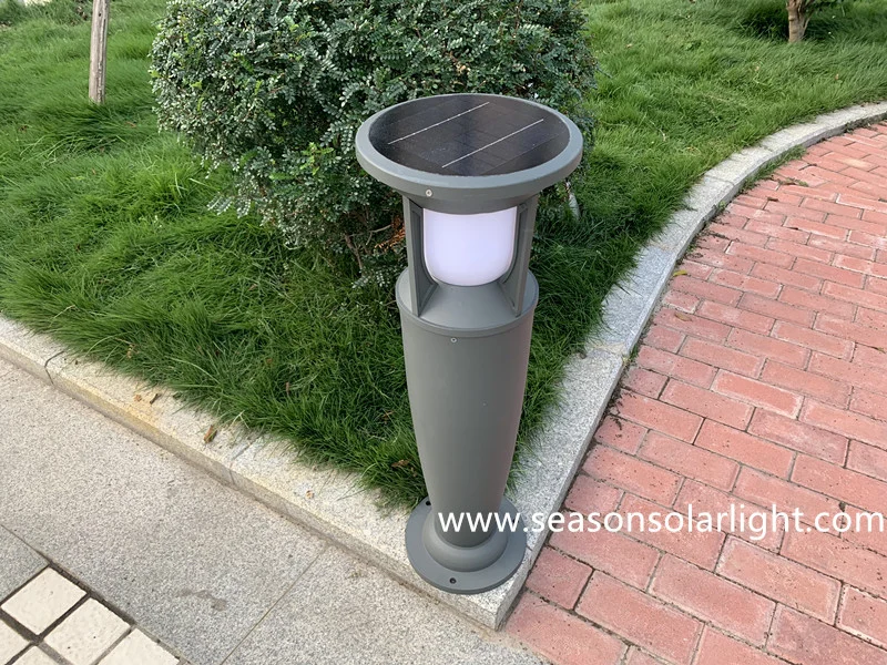 Walkway Path Decoration Lighting Bollard Garden Waterproof Outdoor 5W Solar LED Lawn Light