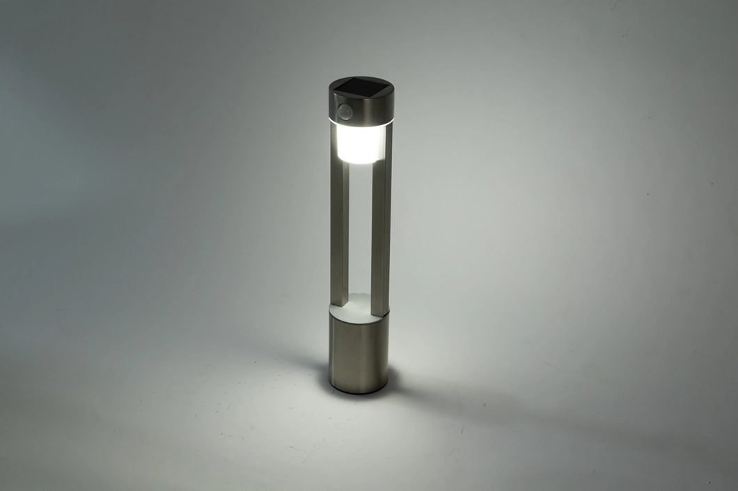 Stainless Steel Solar Bollard Light with Motion Sensor