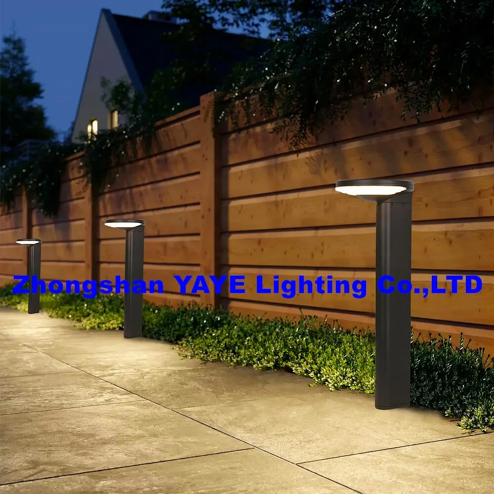 Yaye CE Manufacturer Factory Price Hot Sale IP65 Waterproof Outdoor Bollard Lawn Lighting 50W Aluminum LED Solar Garden Light 3 Years Warranty/1000PCS Stock