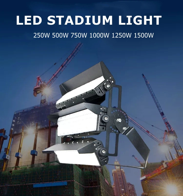 IP65 Outdoor Area Lighting 160lm/W 500 Watts Outdoor Stadium LED Flood Light