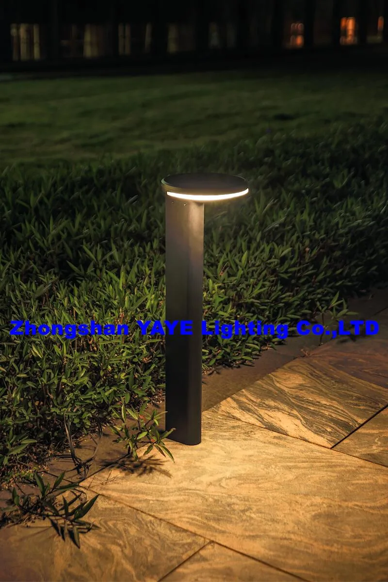 Yaye 2023 Hottest Sell Outdoor CE/RoHS IP66 Waterproof LED Bollards Aluminum Solar LED Pathway Light Modern Style Solar Garden Lawn Landscape Light CE/RoHS