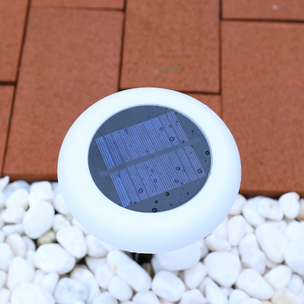New Upgraded Lampara Solar Panel LED Exterior Lawn and Garden Outdoor Lights LED Solar Bollard Lamp Waterproof Lawn Light