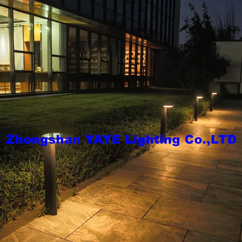 Yaye 2023 Hottest Sell Outdoor CE/RoHS IP66 Waterproof LED Bollards Aluminum Solar LED Pathway Light Modern Style Solar Garden Lawn Landscape Light CE/RoHS