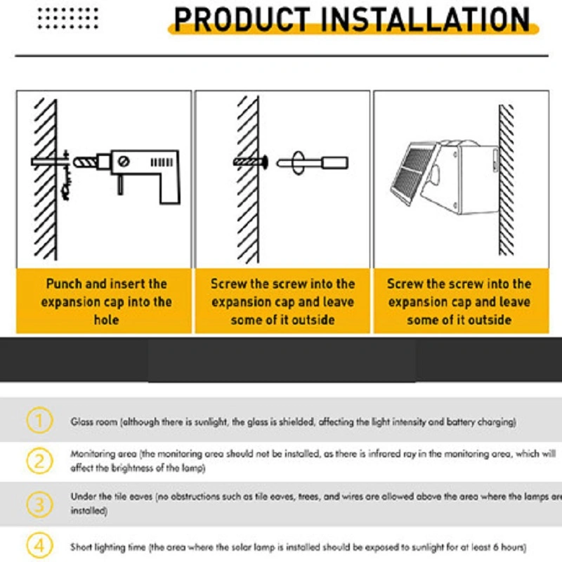 Two-Color Angle Adjustable Solar Wall Lighting LED Holiday Light Waterproof Christmas Lamp