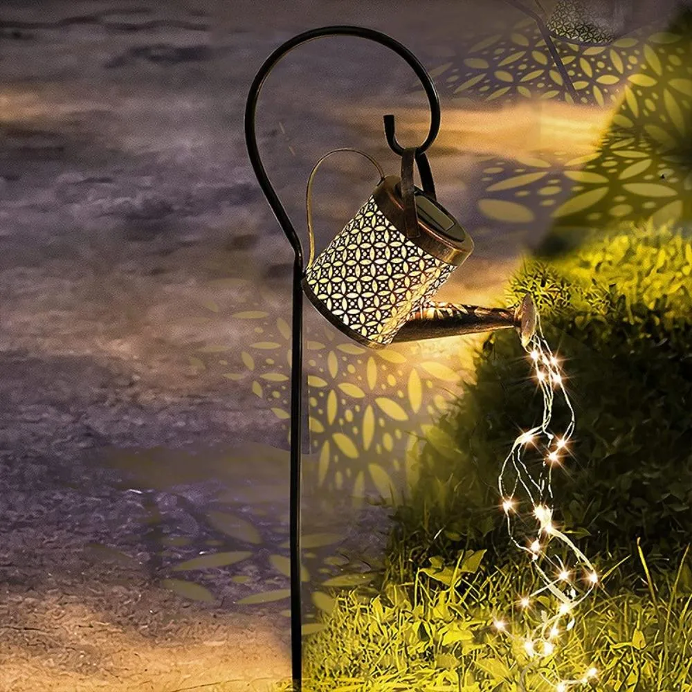 Waterproof Iron Art Water Kettle Lawn Lighting Garden Lamp Bl20505