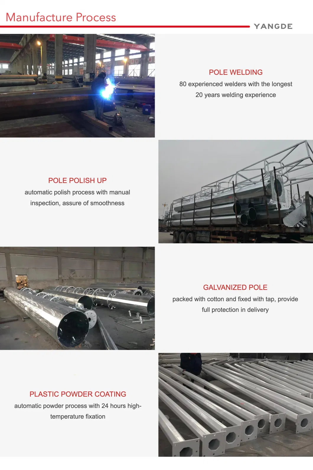 Stadium Spotlight/Floodlight 15m/18m/20m/25m/30m Galvanized Steel/Metal Solar/LED Street High-Mast Lighting/Lamp/Light Pole with Factory-Price