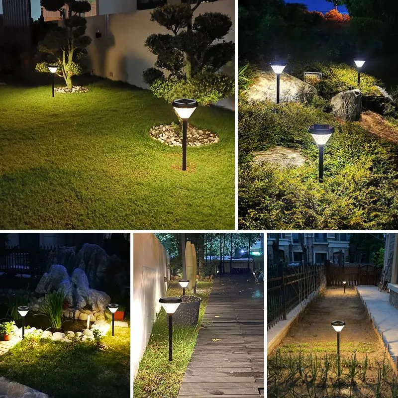 &lt; 6V Cool White Street and Garden Lights Solar Energy Lawn Lamp