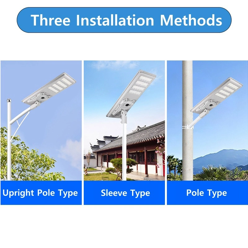 Light Messenger Professional All in One Street Lighting Price with Panel Remote High Power Road Post Solar Street Light LED