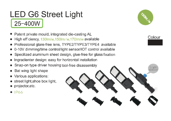 Outdoor Public Road Light 170lm/W Module 200W LED Street Luminaires
