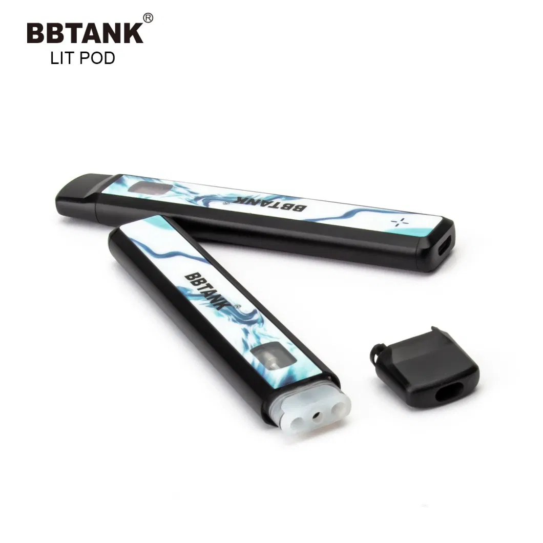 Sleek Design Bbtank Empty Disposable Vaporizer for Extracts 1ml Lit Pod