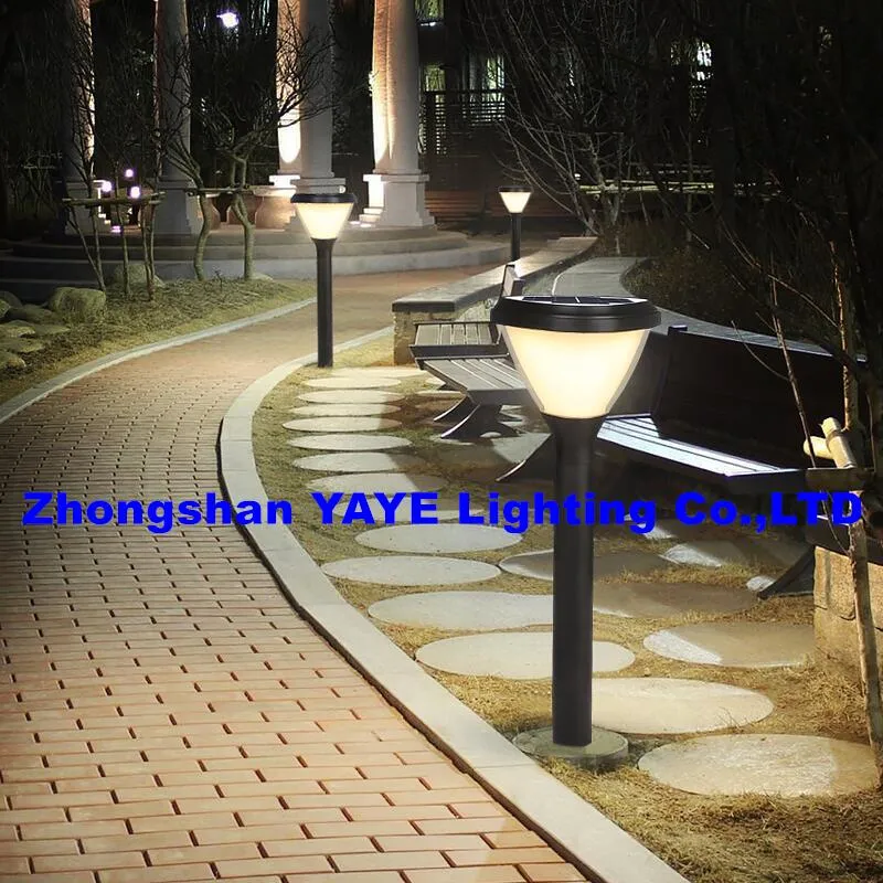 Yaye 2023 CE IP65 Aluminum 50W LED Decorative Outdoor Bollard Lamp Solar Garden Light for Lawn Yard Path Walkway with 1000PCS Stock