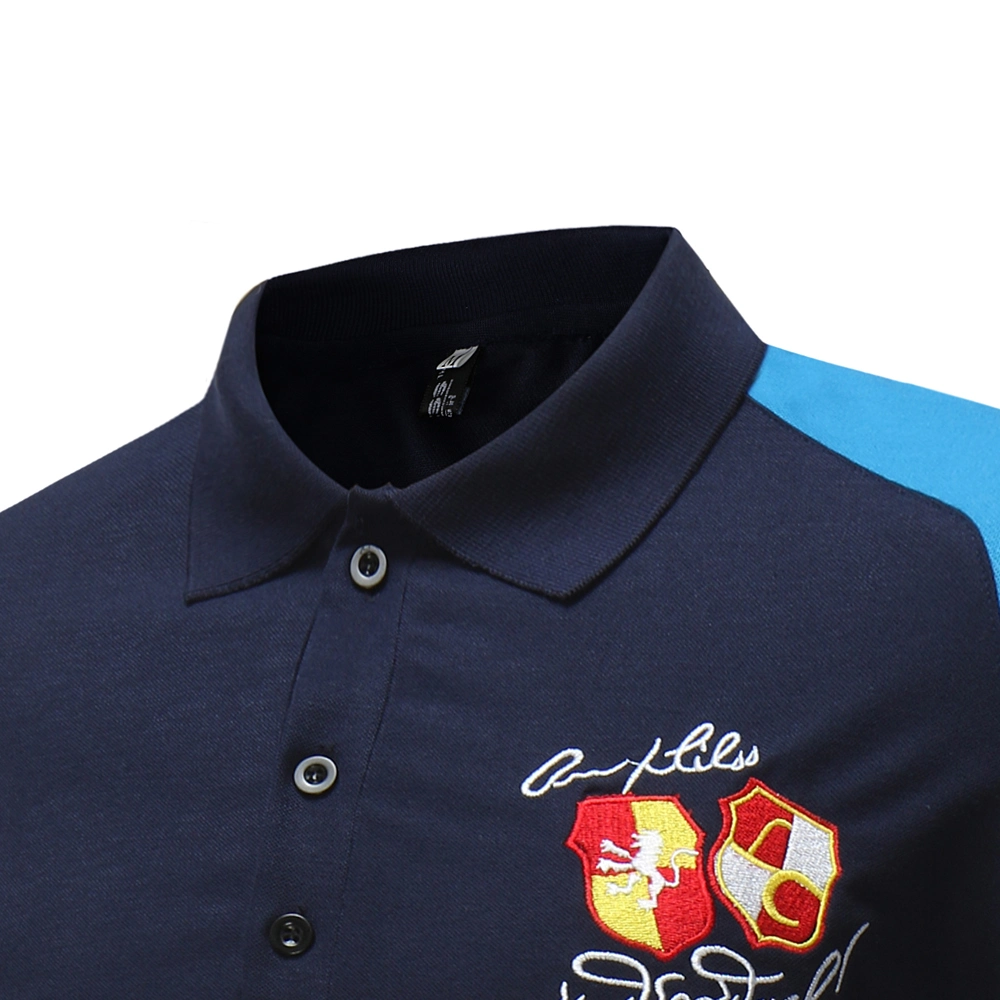 2019 Top Quality Men Polo T Shirt Design, Wholesale Custom Mens 100% Cotton Golf Polo Shirts with Embroidery Logo