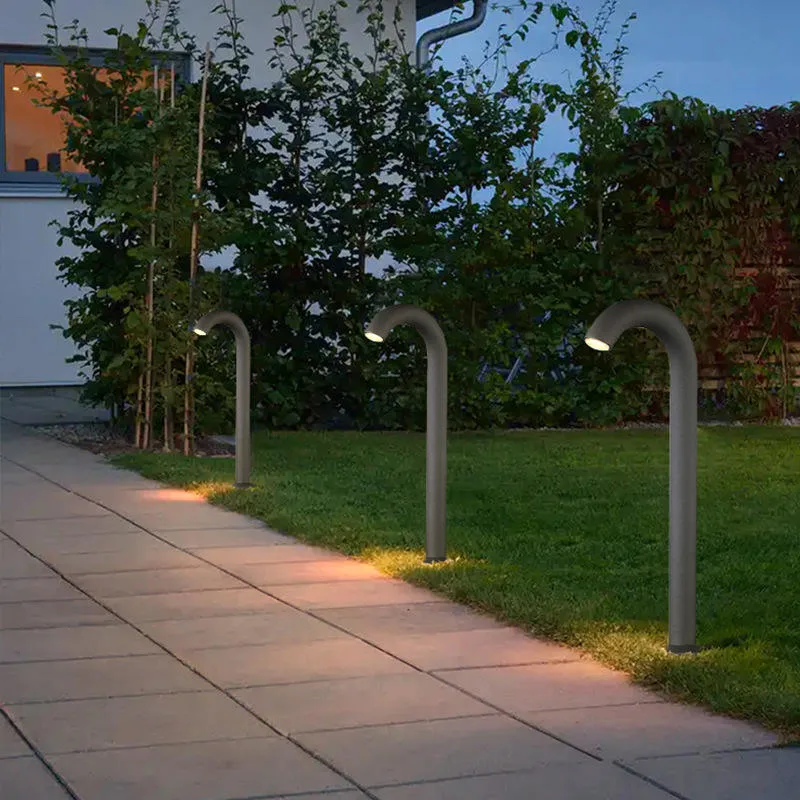 5W Aluminum Exterior Waterproof Landscape Post Bollard Garden LED Lawn Light
