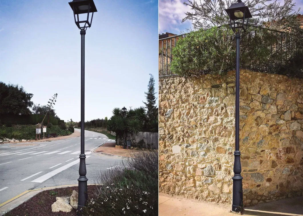 Custom Professional Street Lighting Pole Smart Lamp Pole Garden Light Column