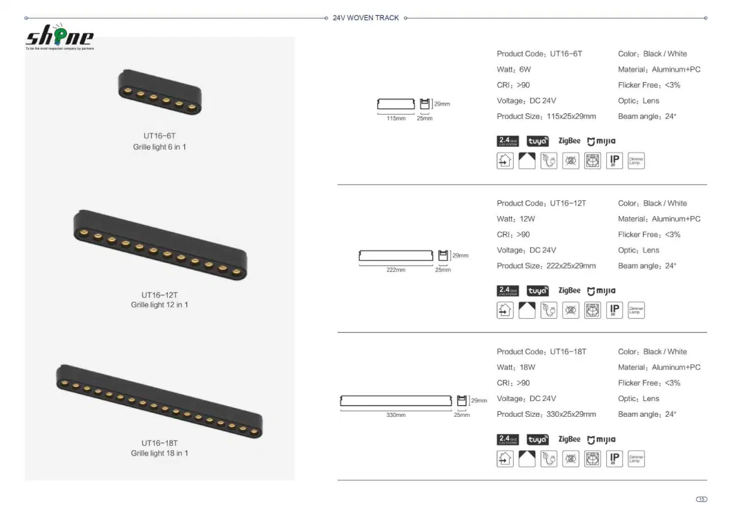 Guzhen Lighting 24V Belt Linear Remote Control Smart Track Light