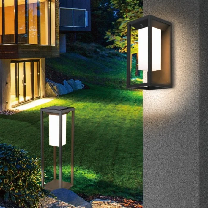 Hot Sale Energy Saving 2W Waterproof IP65 SMD LED Solar Wall Lawn Bollard Light