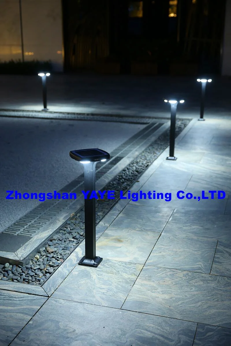 Yaye Best Quality 30W CE Solar Stand Garden Path Black Aluminum Landscape Lawn COB IP66 LED Bollard Light for Landscape Yard Walkway Garden Light 1000PCS Stock