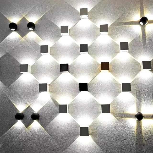 China Home Lighting Square Step Lights LED Decorative Wall Light