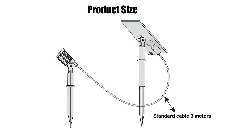 Wholesales Solar Lighting 6heads Lamp, Garden Decorative Lamp Spike LED Light