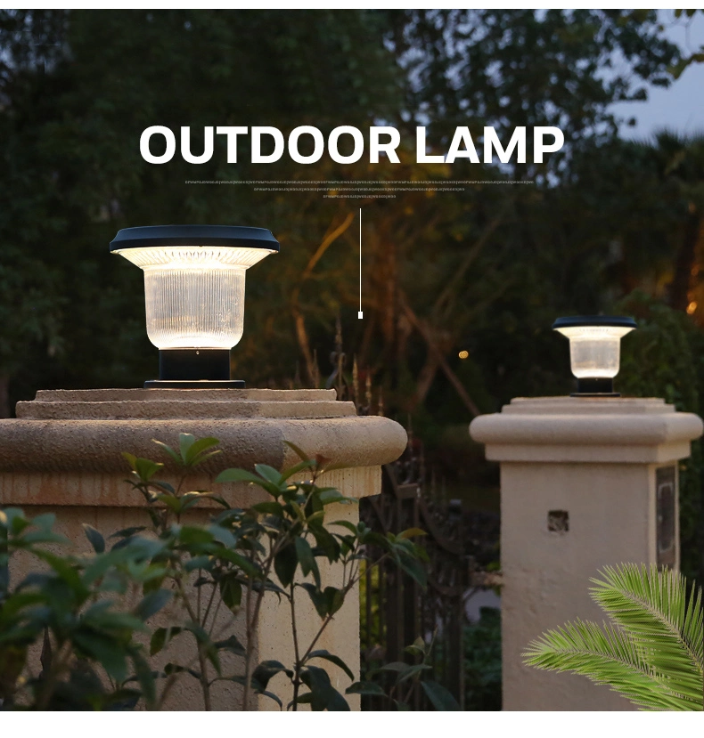 Waterproof 4X4 5X5 Inch Square Fence Outdoor Solar Post Cap Lights