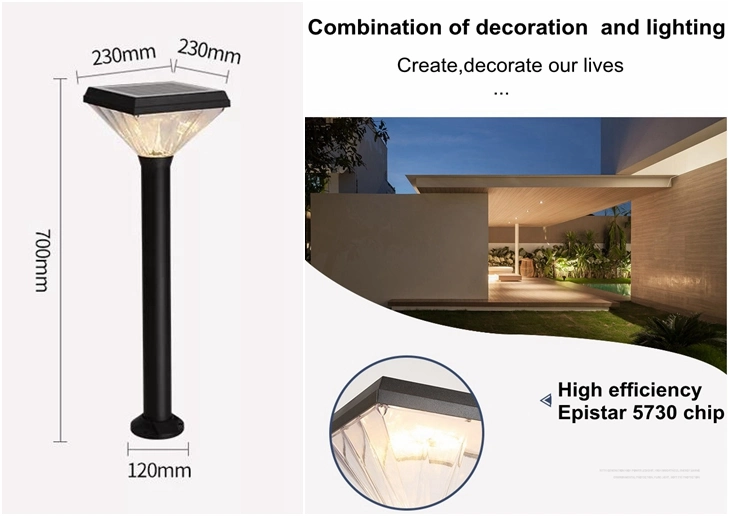 Outdoor Aluminum IP65 Post Lighting Decorative Bollard Lawn Lamp