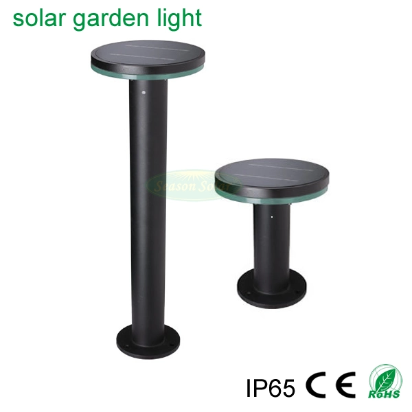 High Power Solar Charge Controller CE Outdoor Bollard Solar LED Garden Light with 5W Solar Panel &amp; LED Light