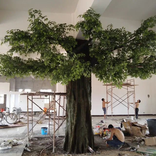 Customized Tall Plant Faux Trees Artificial Ficus/Banyan Trees for Decoration