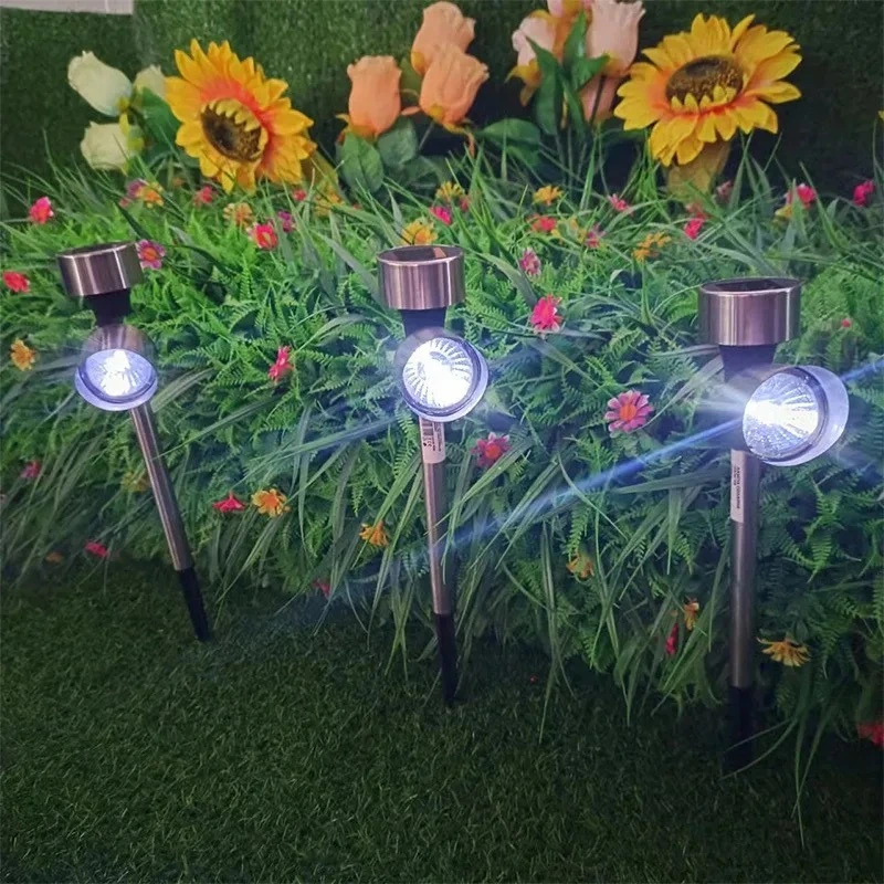 Hot Selling LED Solar Spot Light Outdoor Waterproof Yard Garden Balcony Solar Lawn Spotlight Stainless